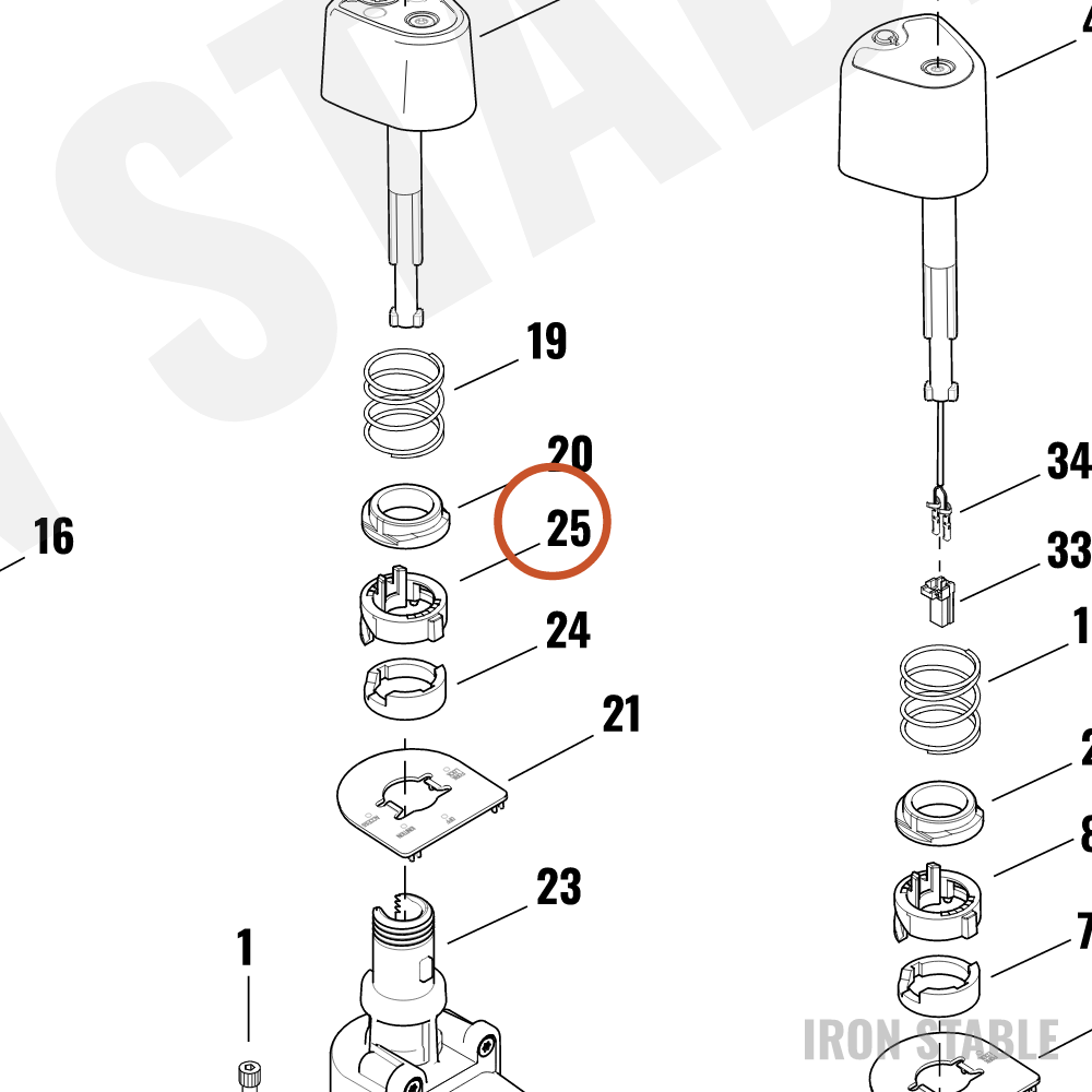 Harley-Davidson Collar, Ignition Switch
