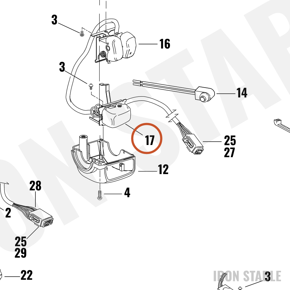 Harley-Davidson Kit-Switch, Lh, Trnsgnl