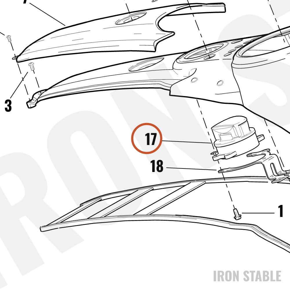 Harley-Davidson Fork Lock-Ign Set