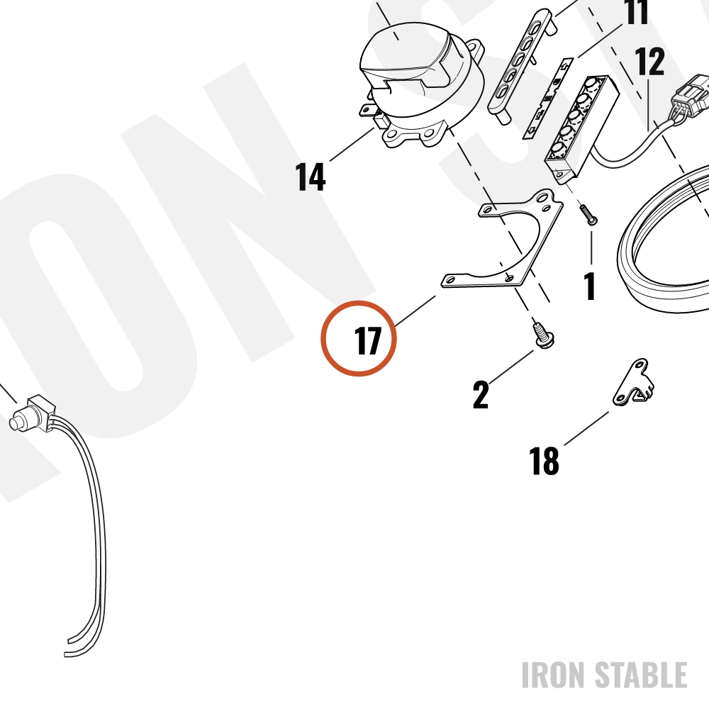 Harley-Davidson Bracket, Ign Switch
