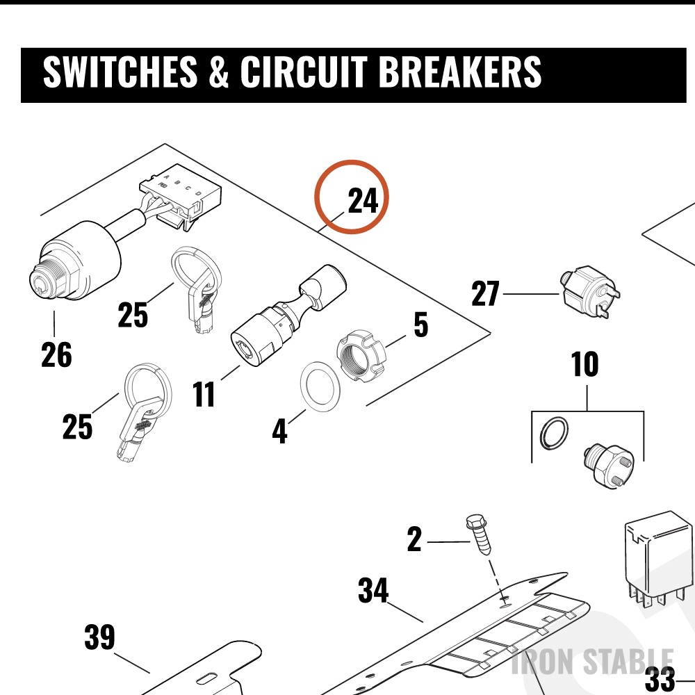 Harley-Davidson Ign Sw&Fork Lockset (Req Keyco