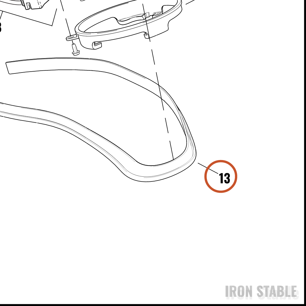 Harley-Davidson Moulding, Rubber