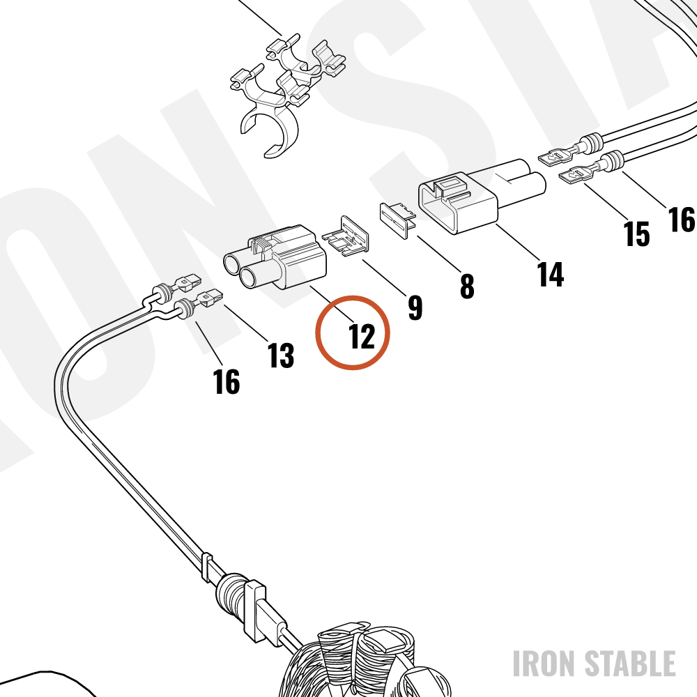 Harley-Davidson Housing, Socket, 2-Way