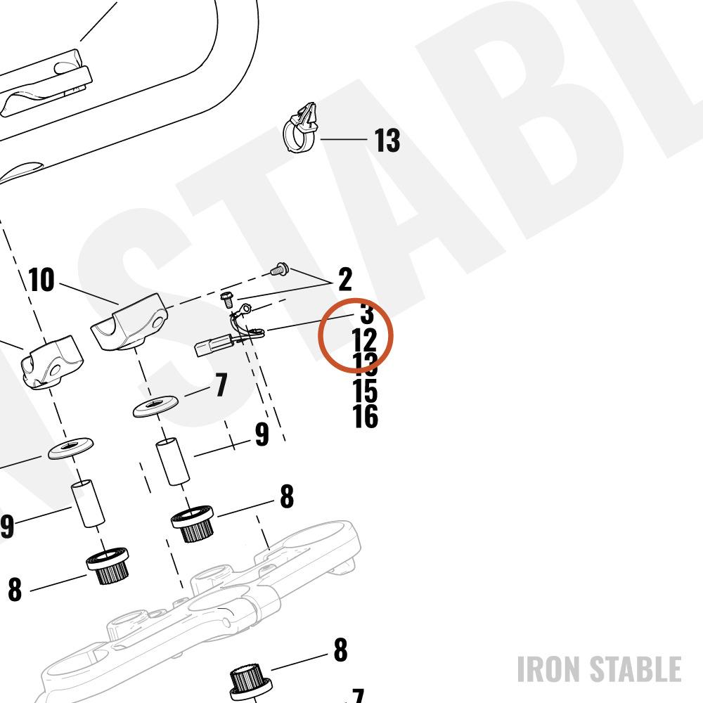 Harley-Davidson Housing, Male Spade