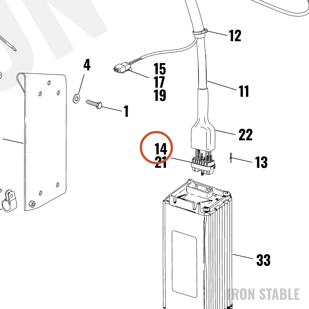 Harley-Davidson Terminal, Socket, #16-18awg, P2