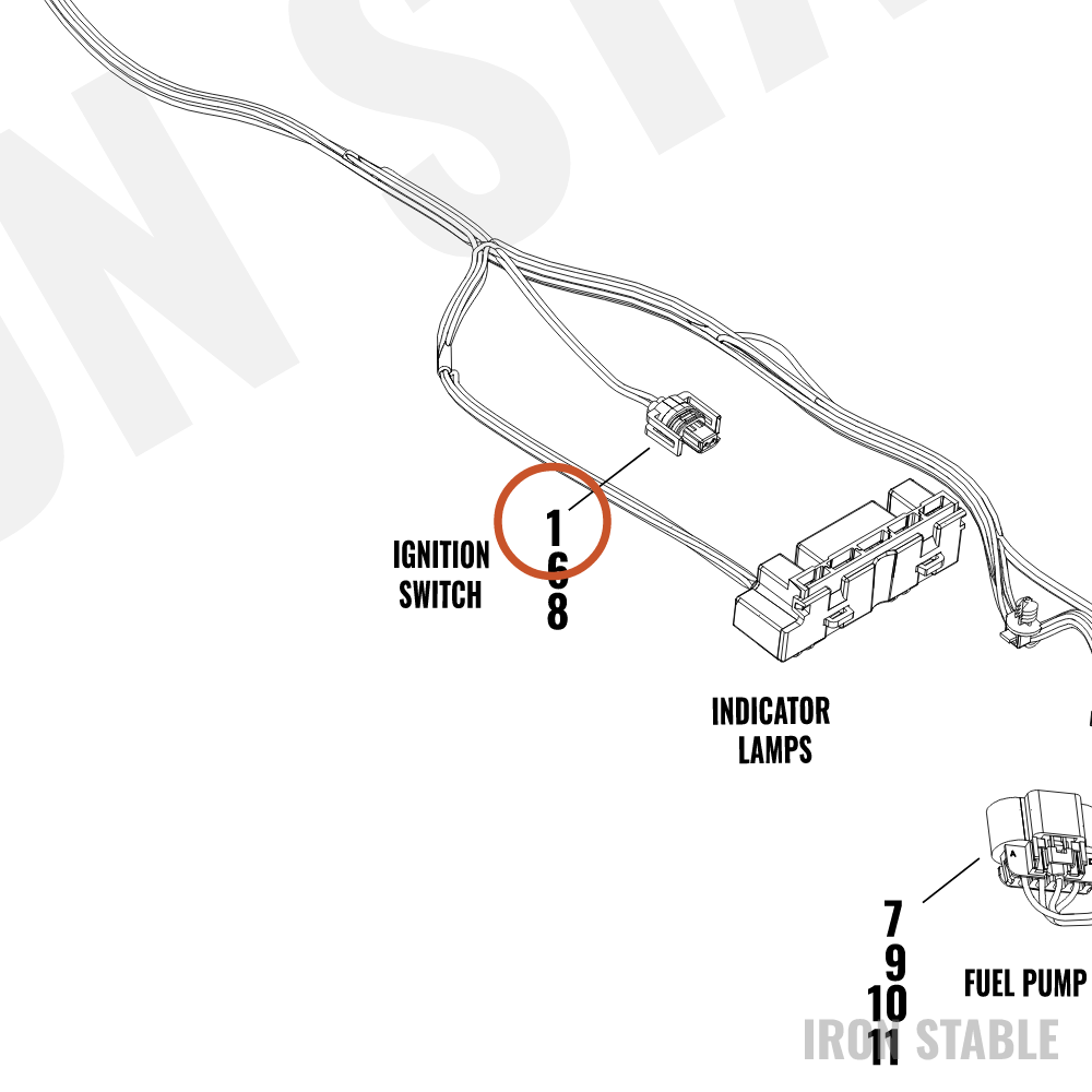 Harley-Davidson Housing, 2-Way Female