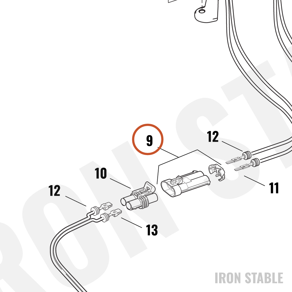 Harley-Davidson Socket Housing, 2-Way