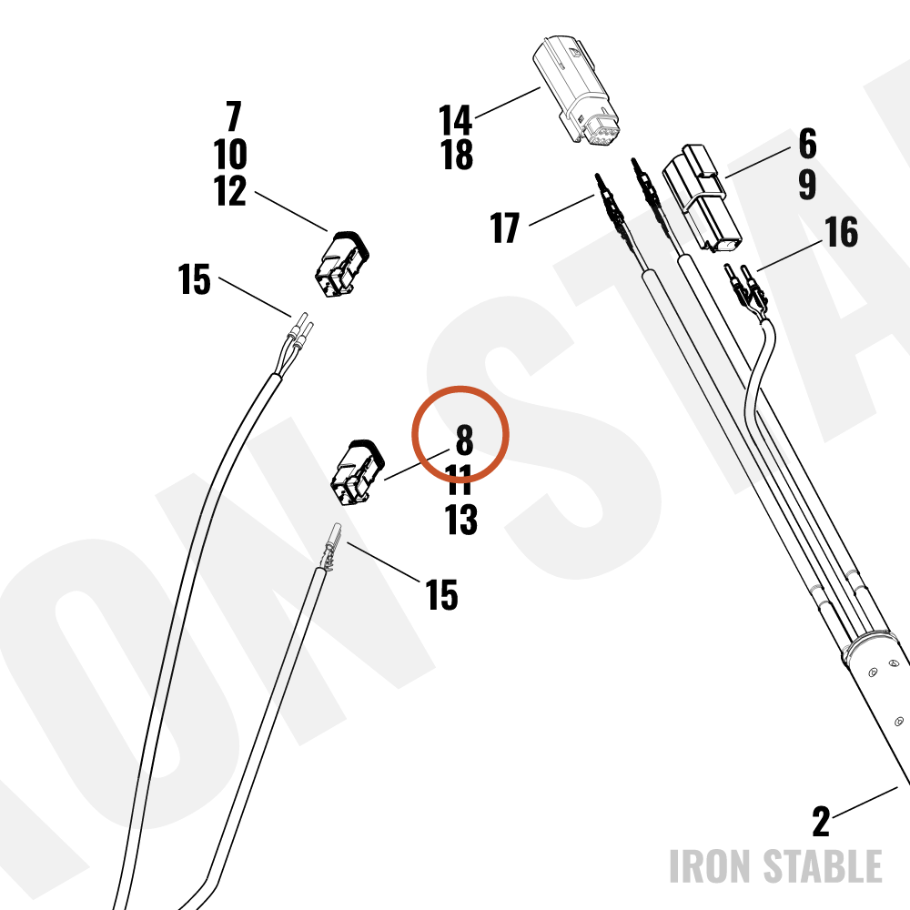 Harley-Davidson Hsg Socket, Sealed 3