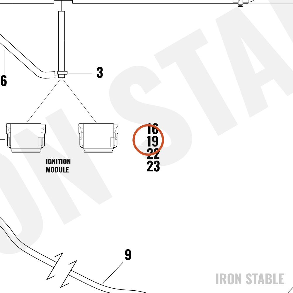 Harley-Davidson Secondary Lock, 12-Way, Pin