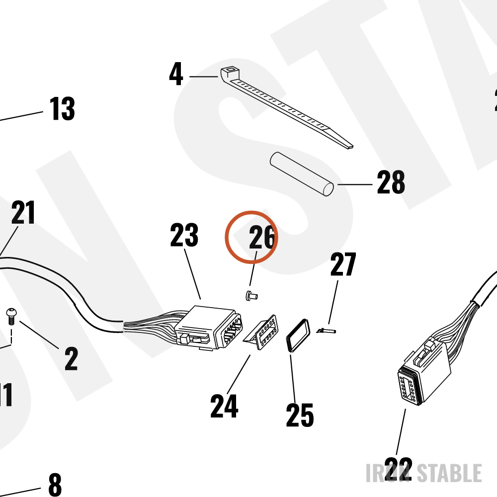 Harley-Davidson Terminal, Sckt, #16-18awg
