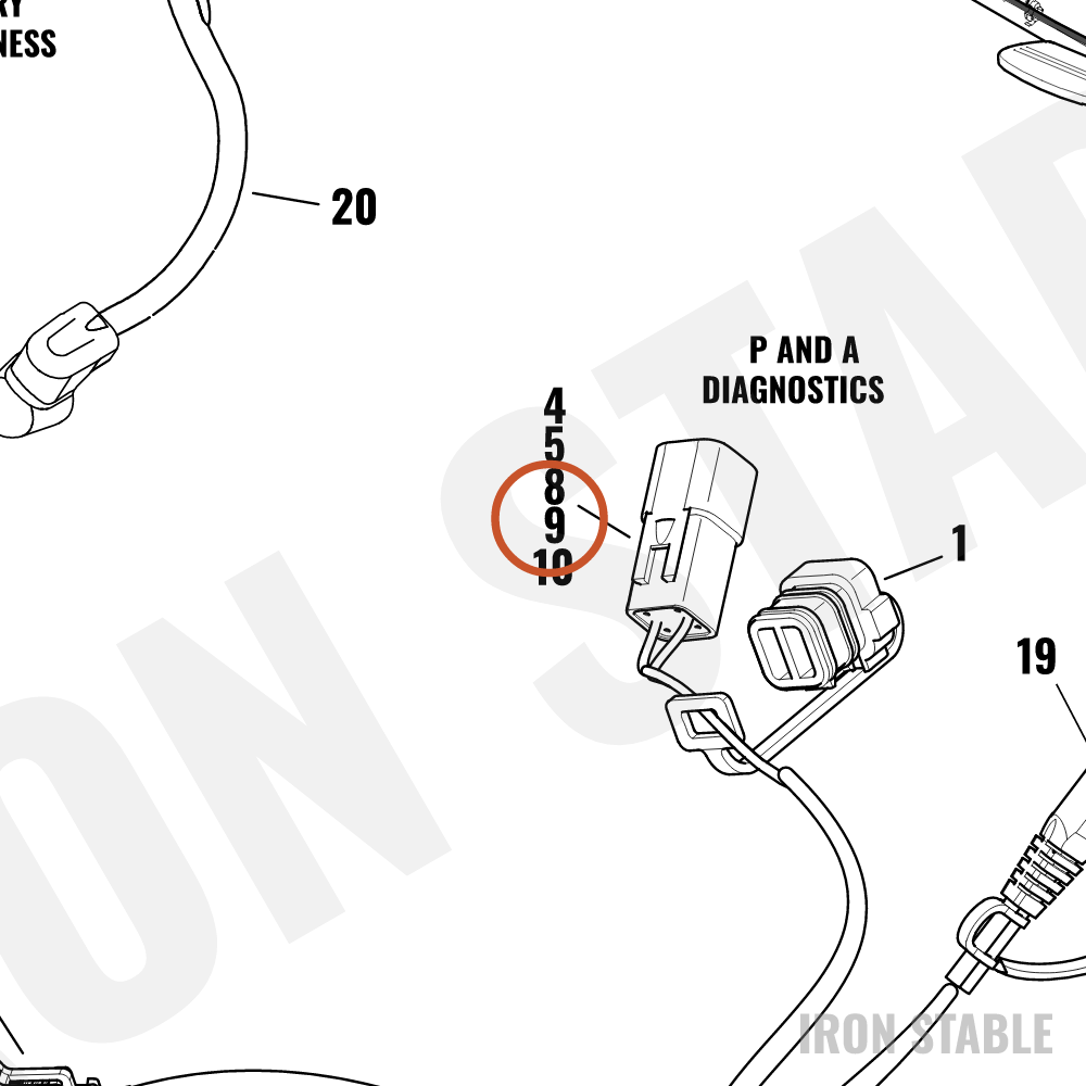 Harley-Davidson Pin Terminal, 20awg