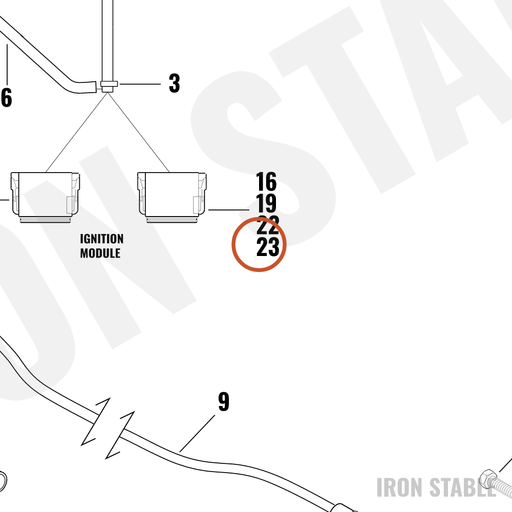 Harley-Davidson Seal Pin, 4-Way Receptacle