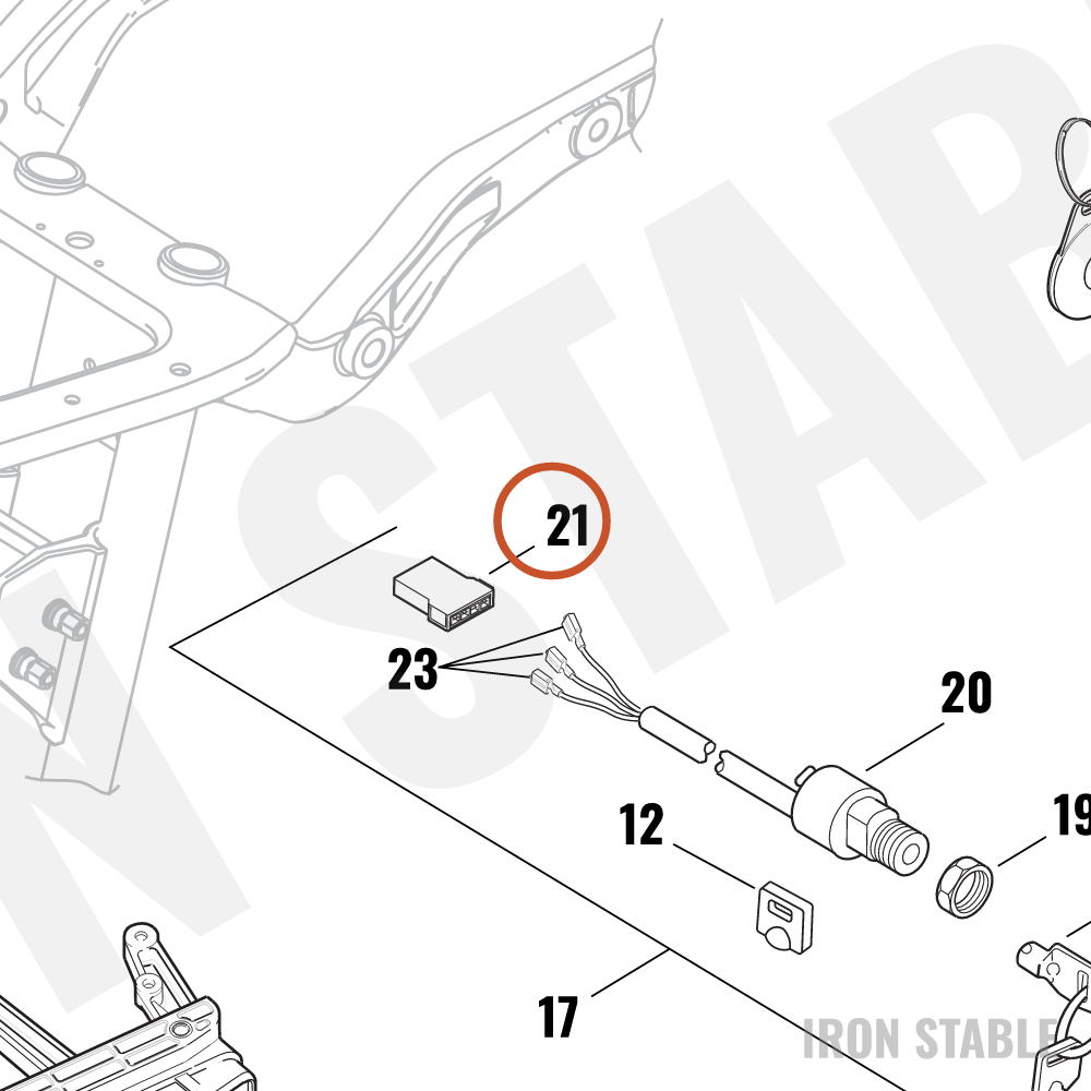 Harley-Davidson Connector, 4pos, Fem