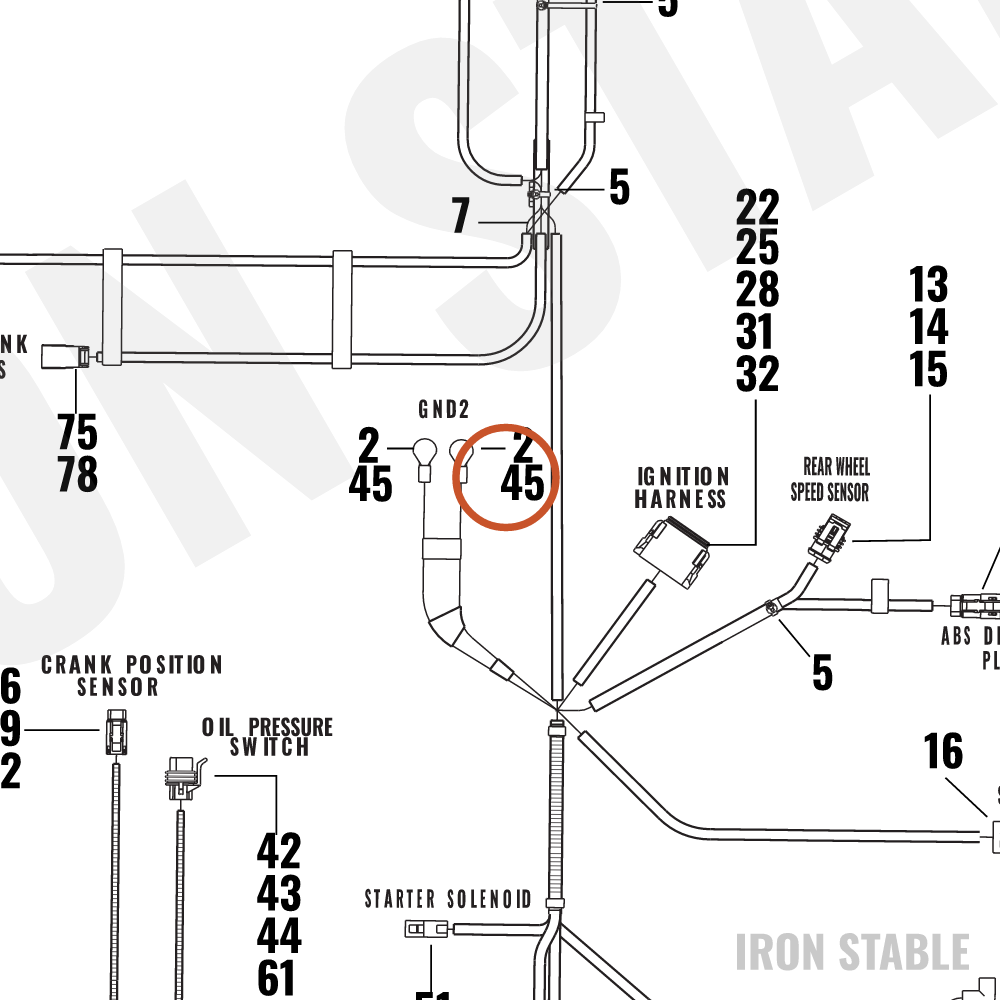 Harley-Davidson Shrink Tube, .415x1/Black