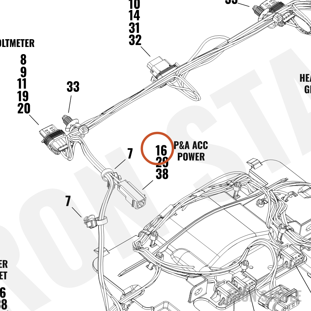 Harley-Davidson Terminal, 18-20ga