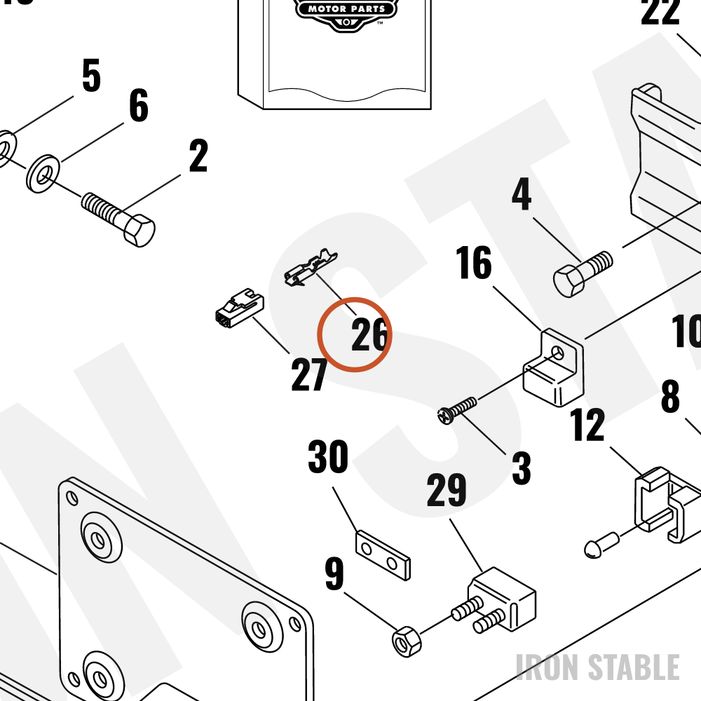 Harley-Davidson Terminal, 14-16 Ga, 56 Series