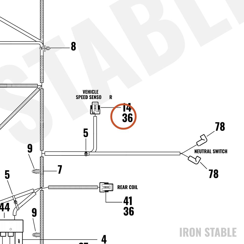 Harley-Davidson Housing 3 Way Socket