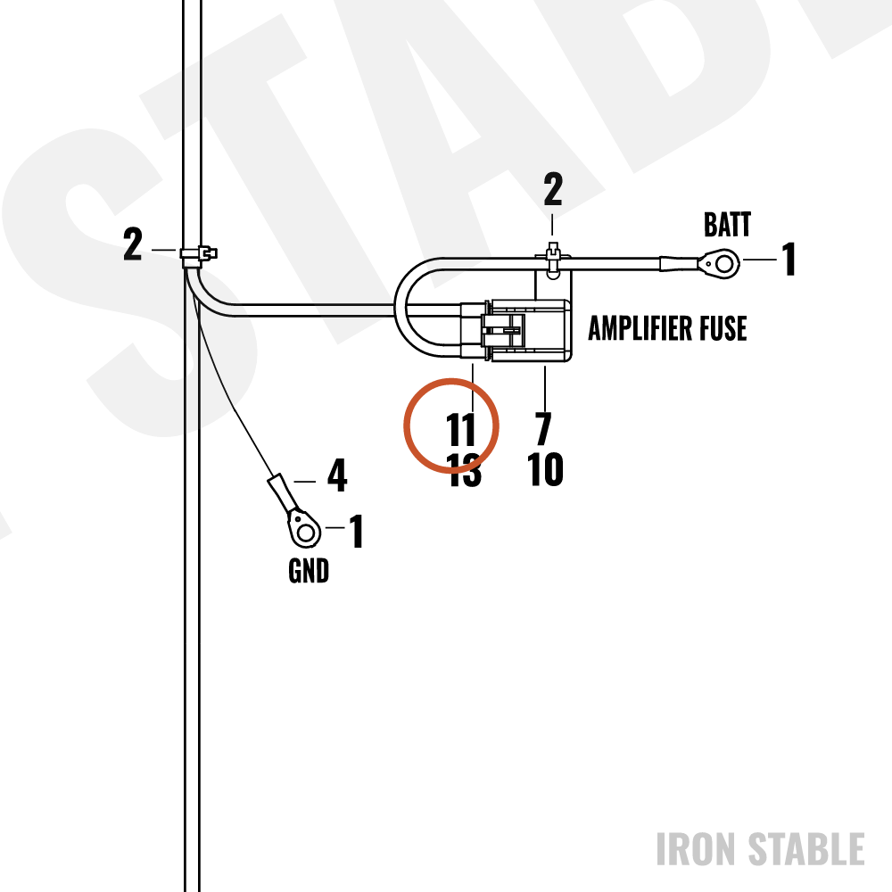 Harley-Davidson Housing/Fuse Holder, 2-Way, Fe