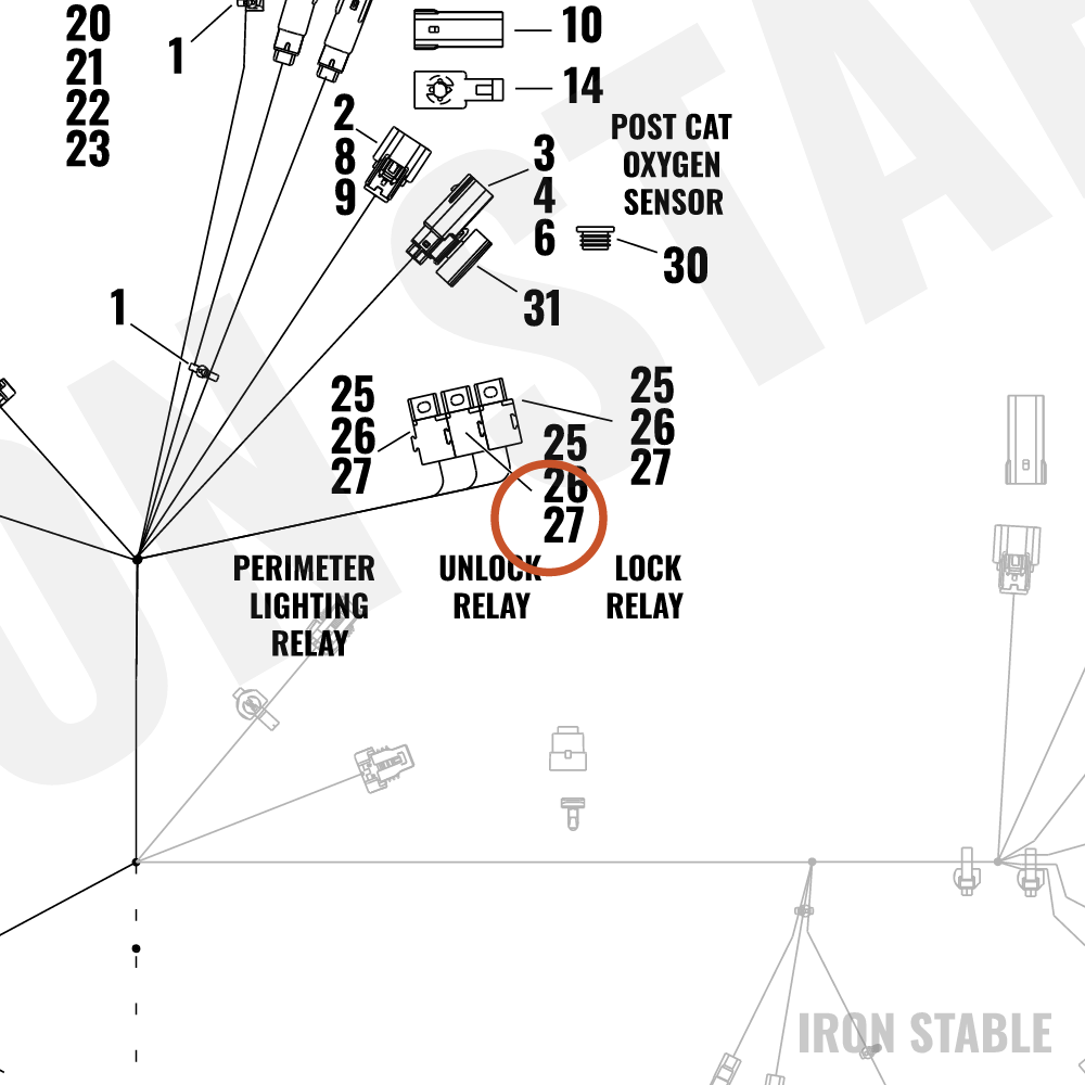 Harley-Davidson Terminal, Fast-On, .187, 16-22 Ga