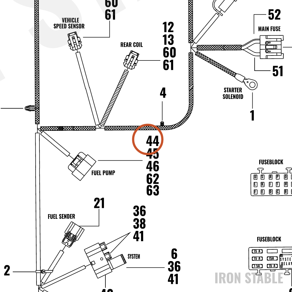 Harley-Davidson Housing, 4-Way Socket