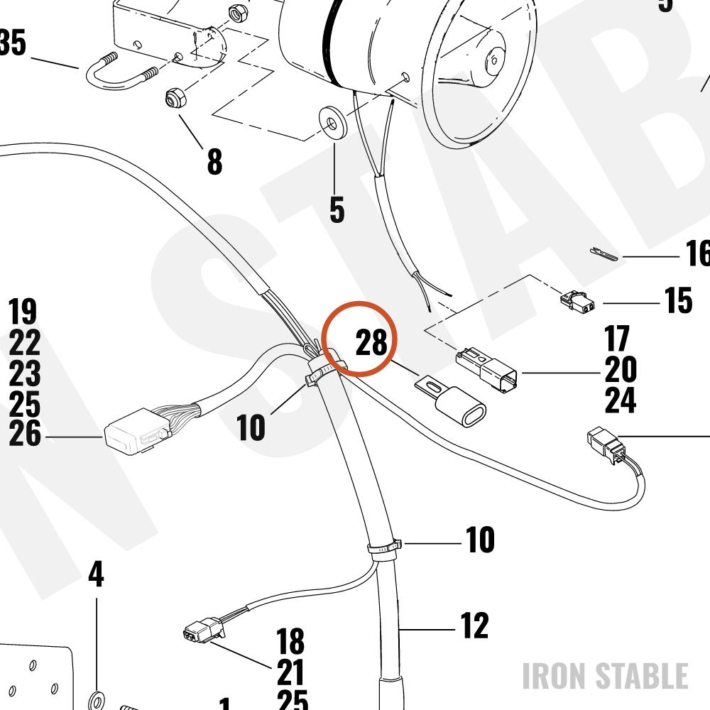 Harley-Davidson Dustcap, Siren Connector