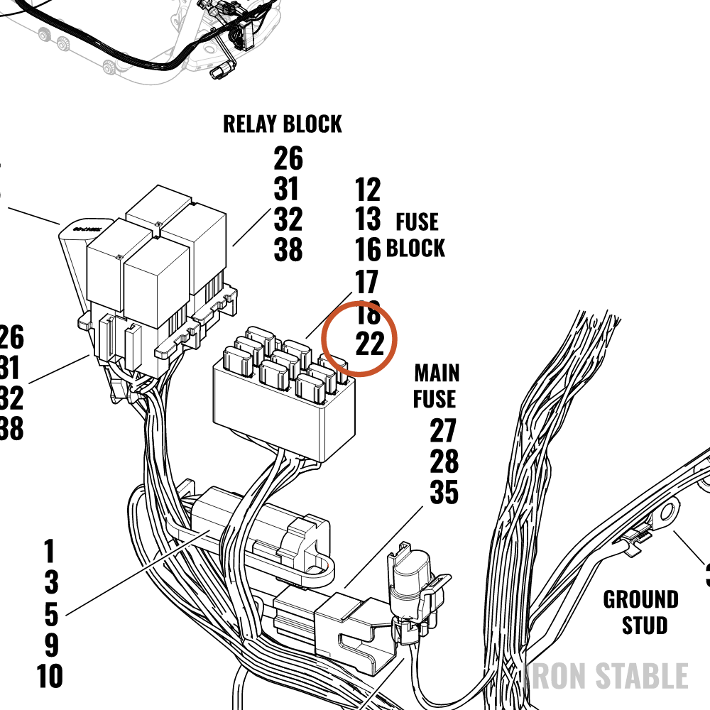 Harley-Davidson Terminal, Socket, #18awg