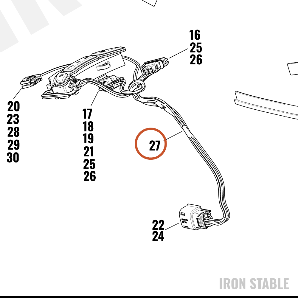 Harley-Davidson Harness, Instr Console