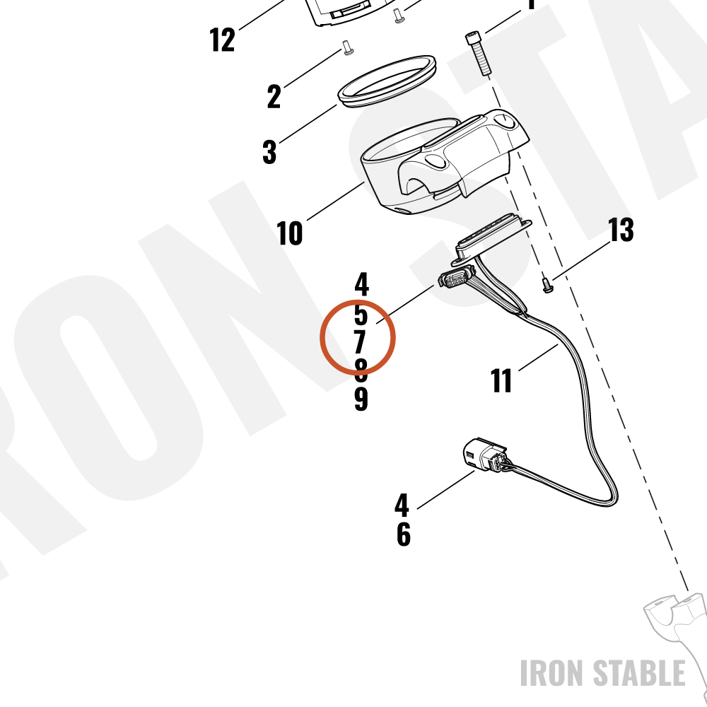 Harley-Davidson Terminal, Sckt, #22awg