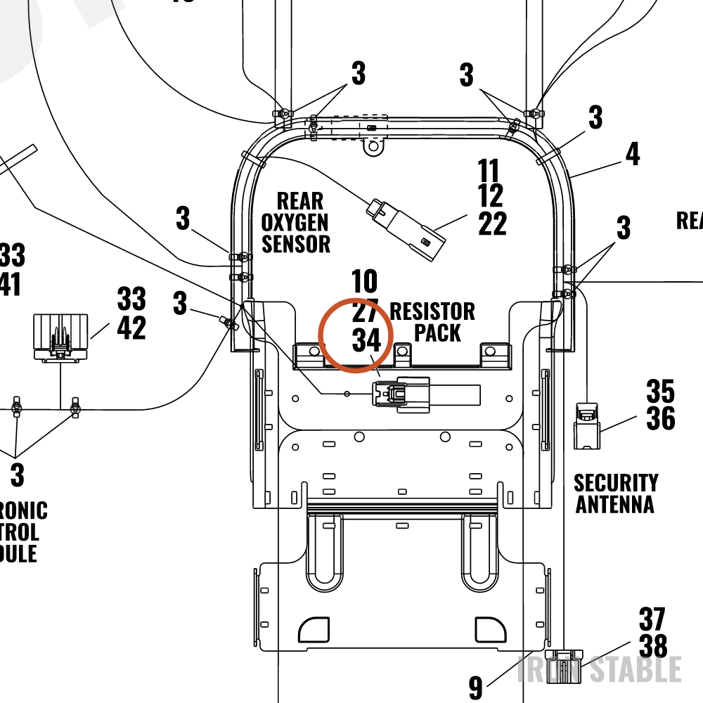 Harley-Davidson Resistor Assembly, Fuel Sender