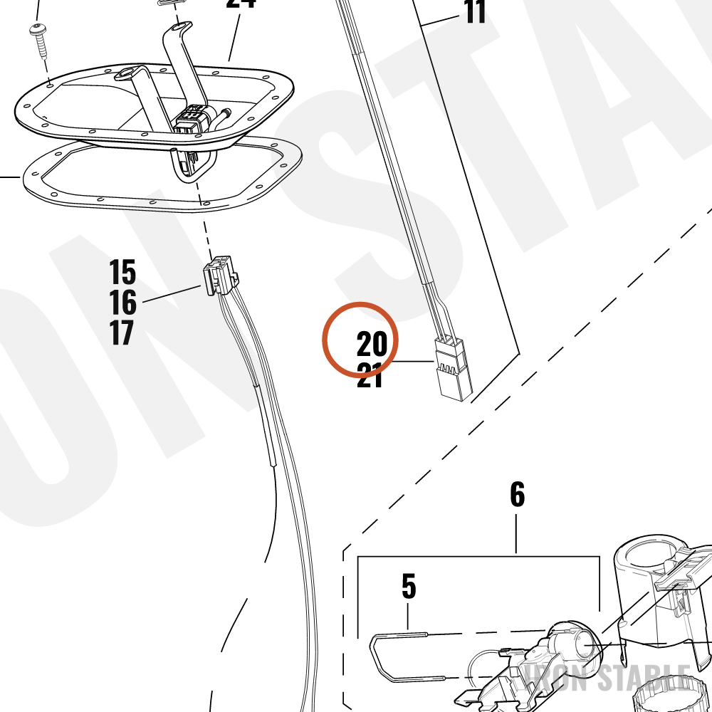 Harley-Davidson Wire Harn Sub-Component, X