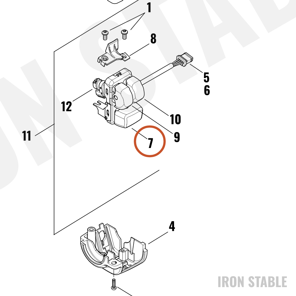 Harley-Davidson Keycap, Left Turn Switch