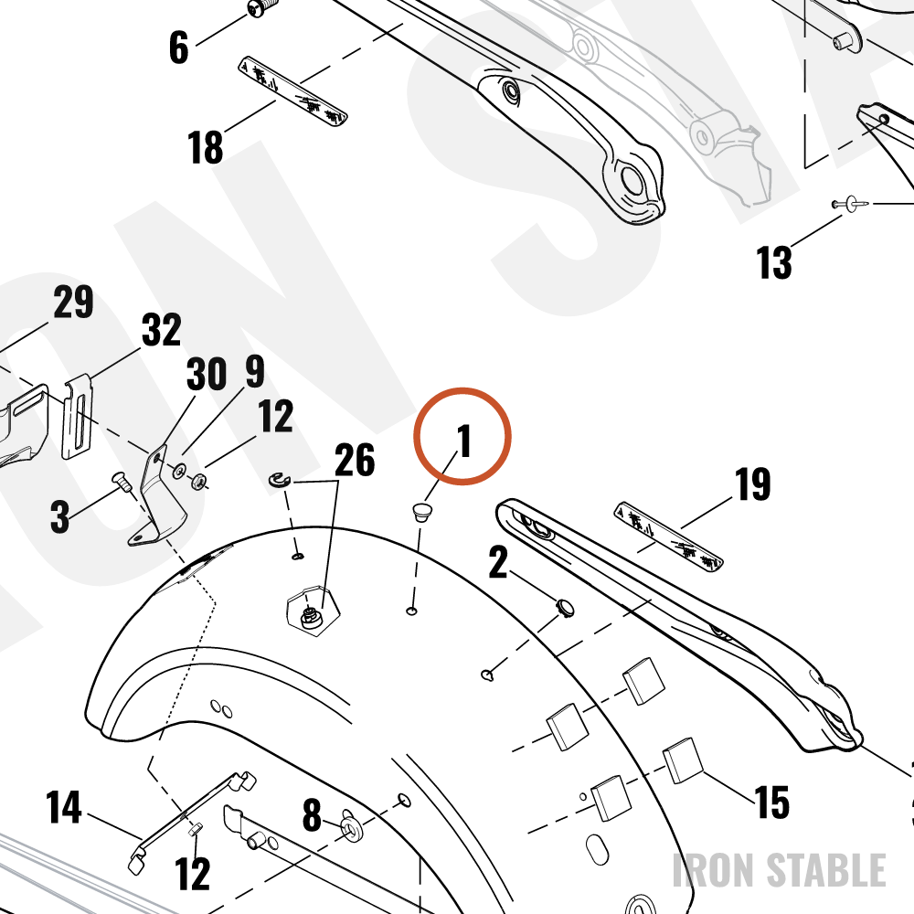 Harley-Davidson Hole Plug