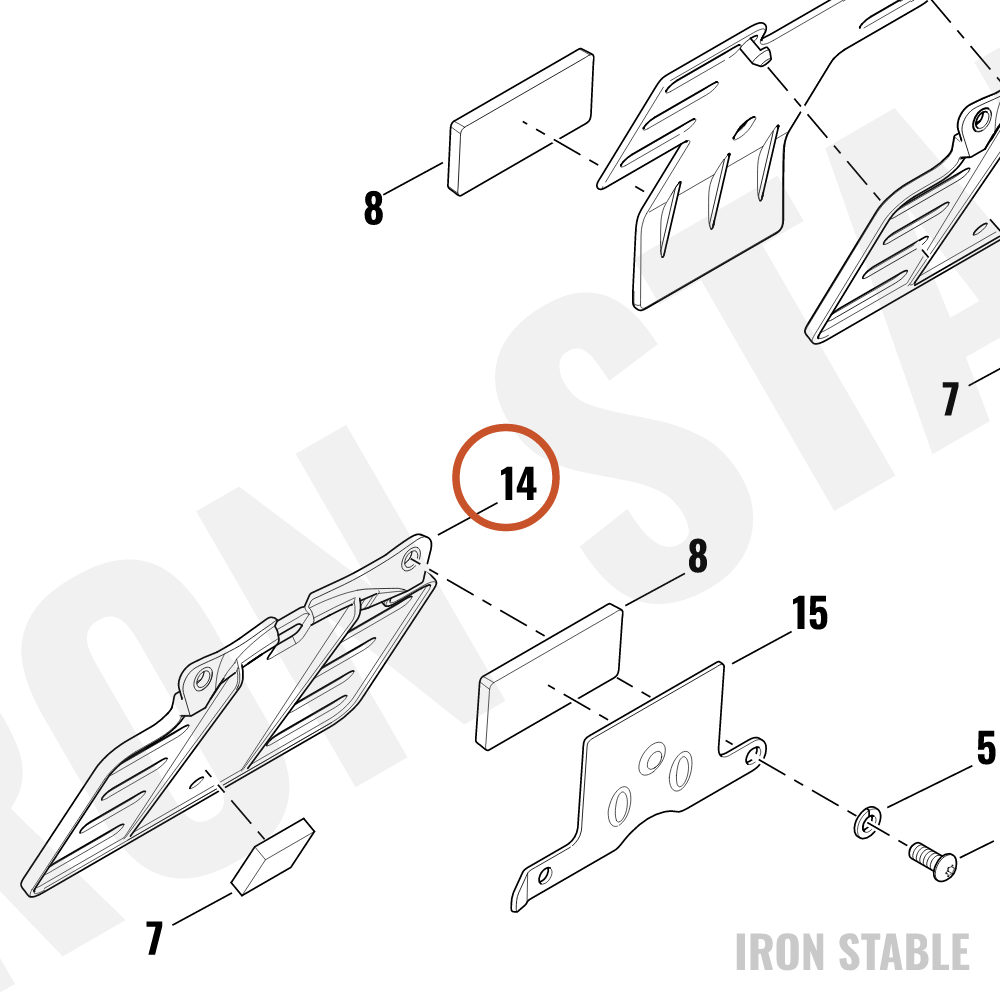 Harley-Davidson Bracket, Lic'se Plate