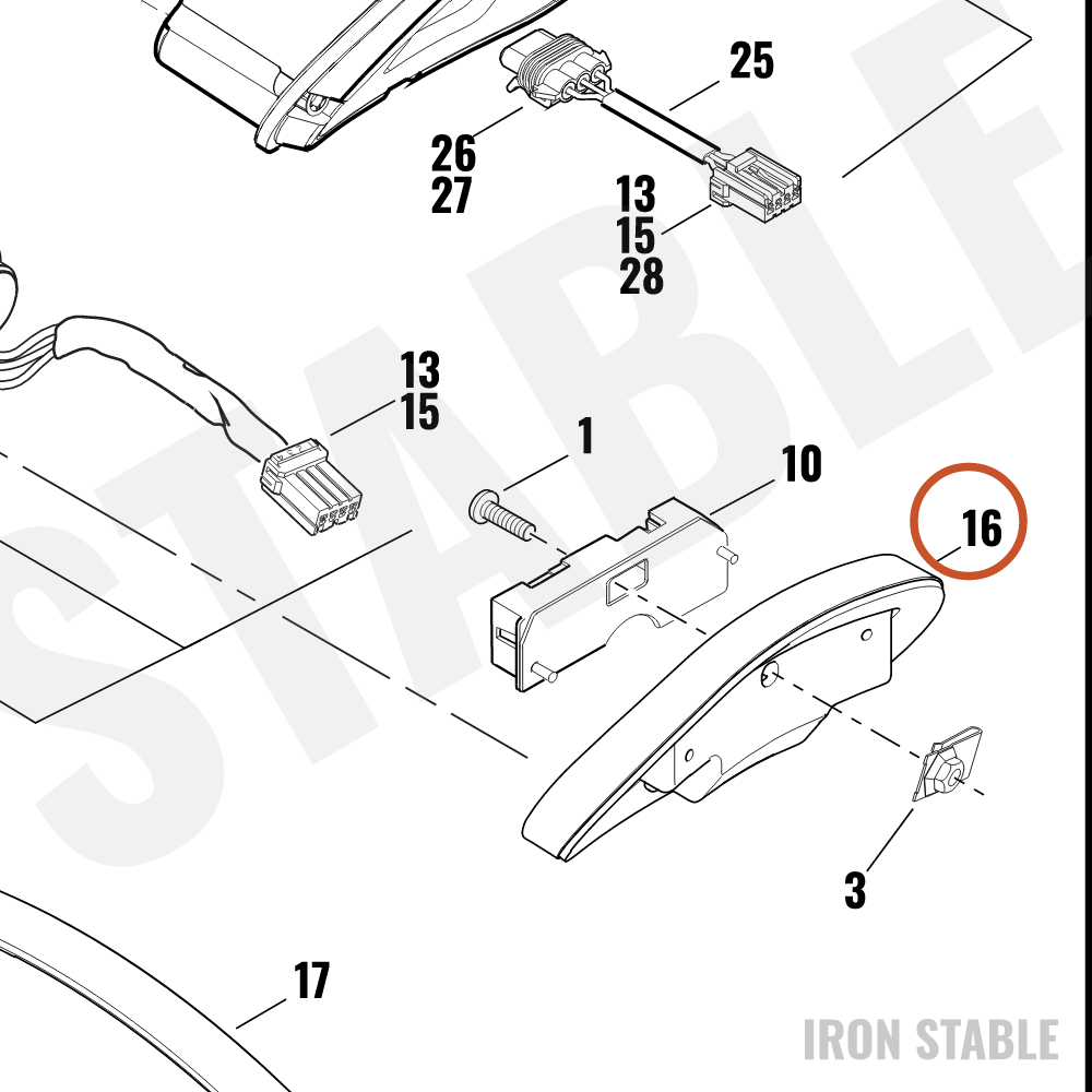 Harley-Davidson Base, T-Lite, Chrome
