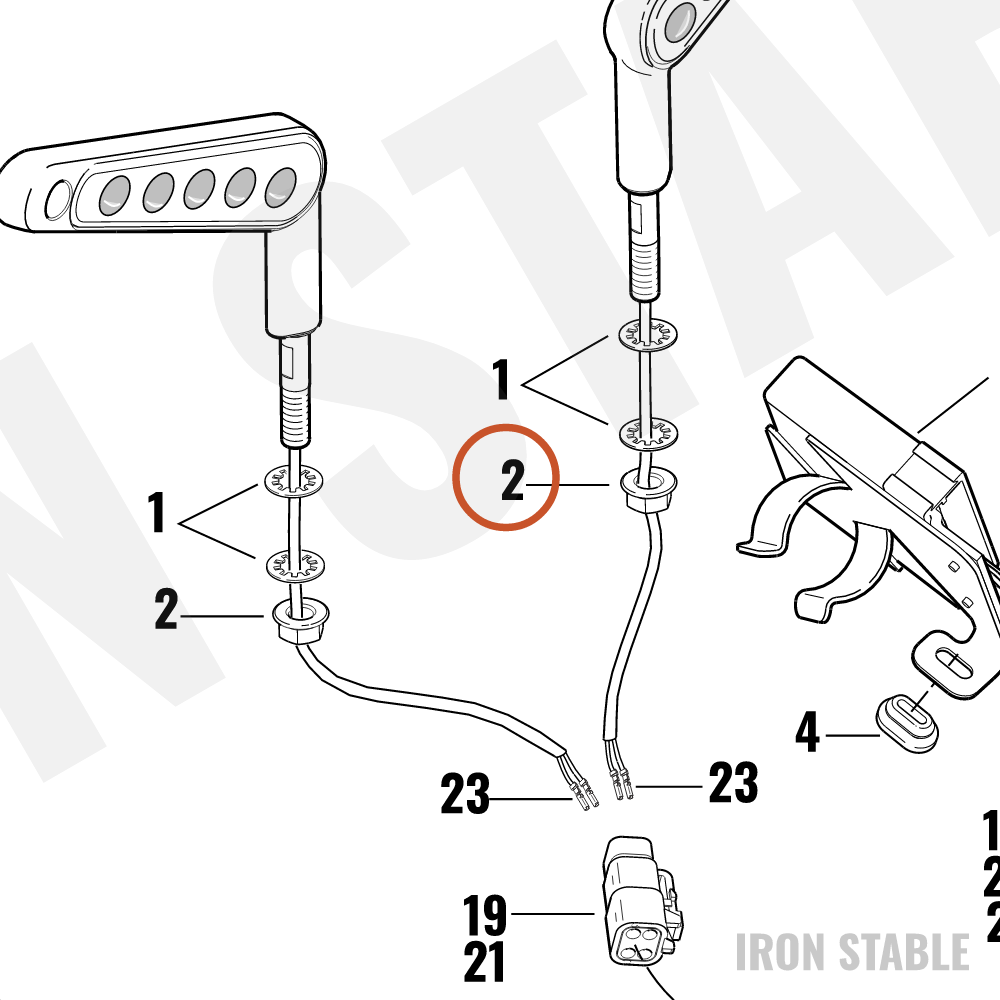 Harley-Davidson Nut Hex Flange