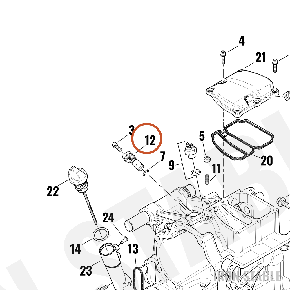 Harley-Davidson Sensor, Prox, X