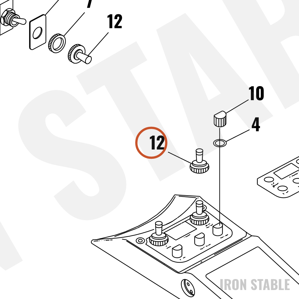Harley-Davidson Boot Assembly, Toggleswitch