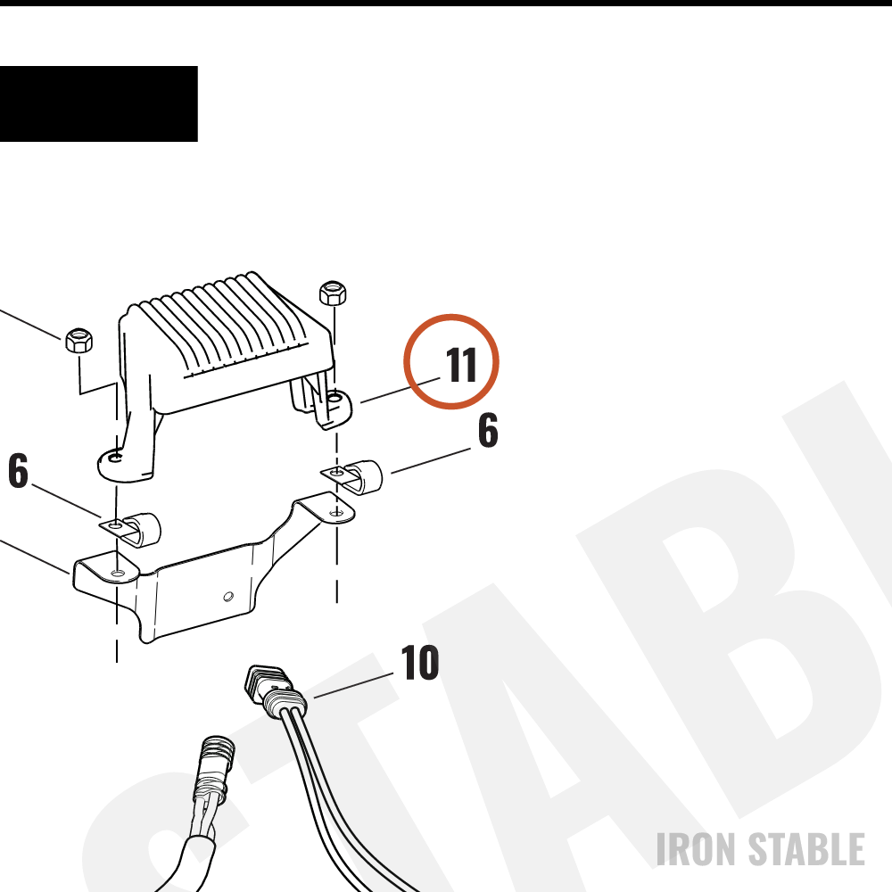 Harley-Davidson Volt Regulator Assembly
