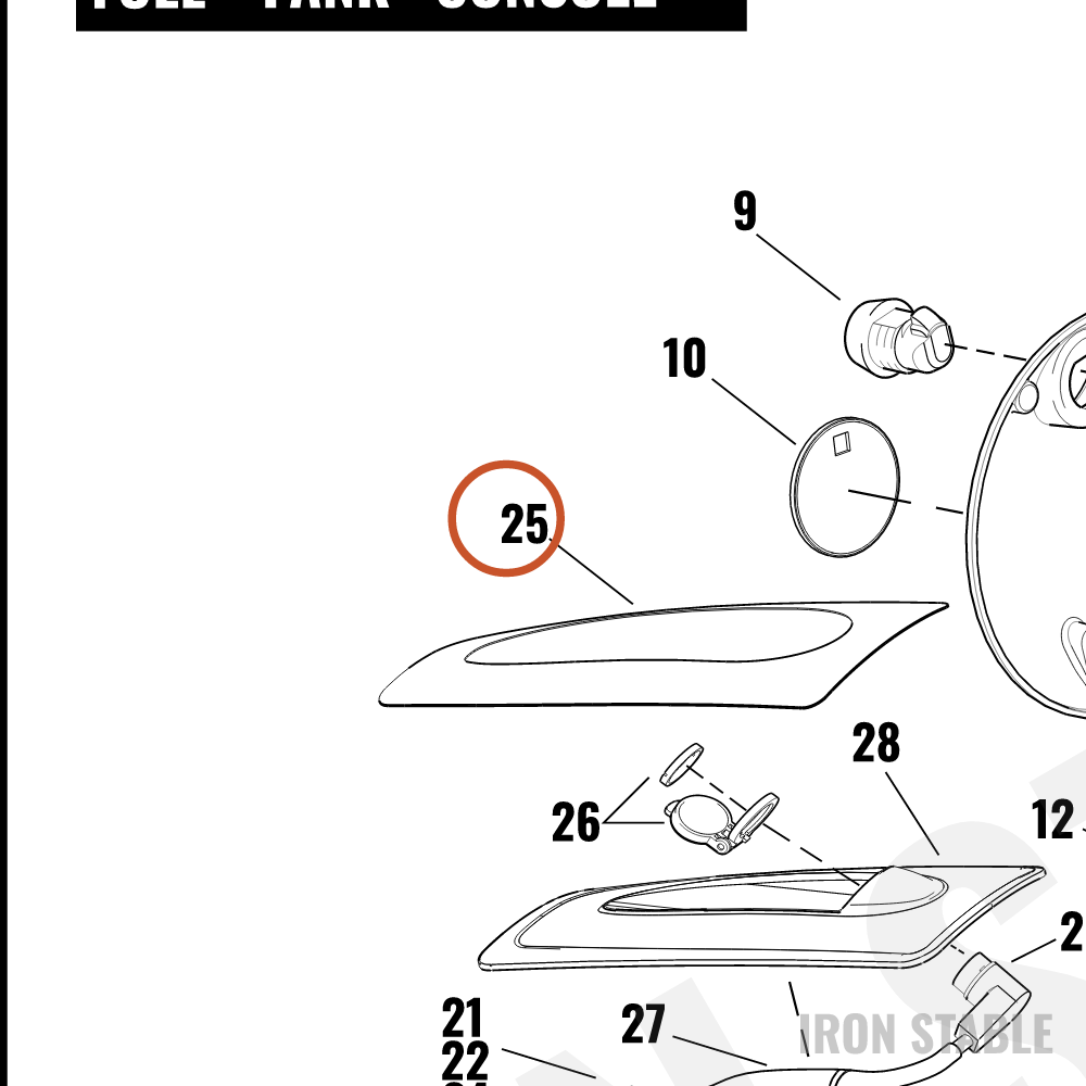 Harley-Davidson Trim, Intk/Ftk Cover, X