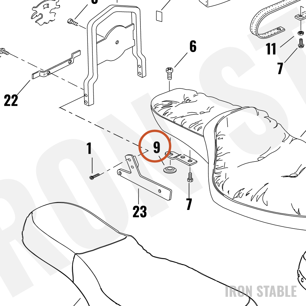 Harley-Davidson Frame Sub-Component, X