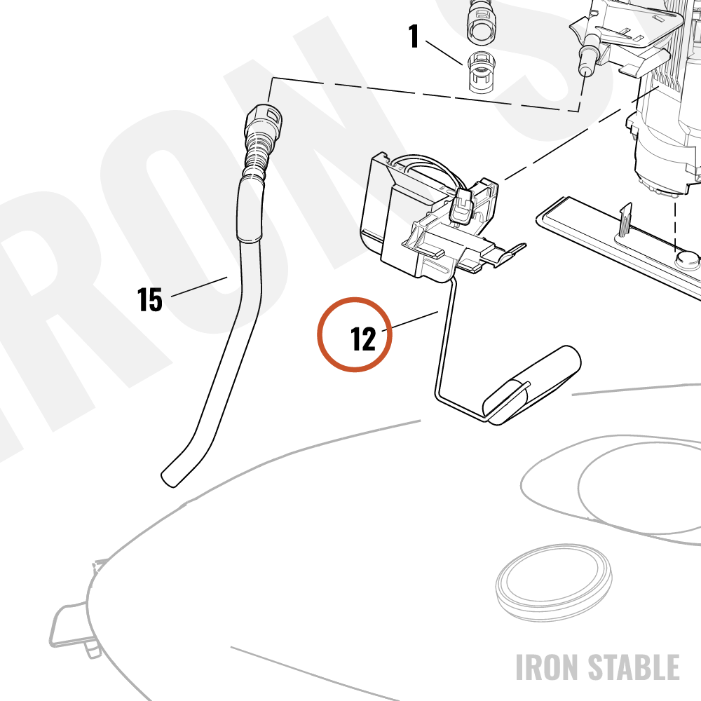 Harley-Davidson Sender Assembly, Fuel Level