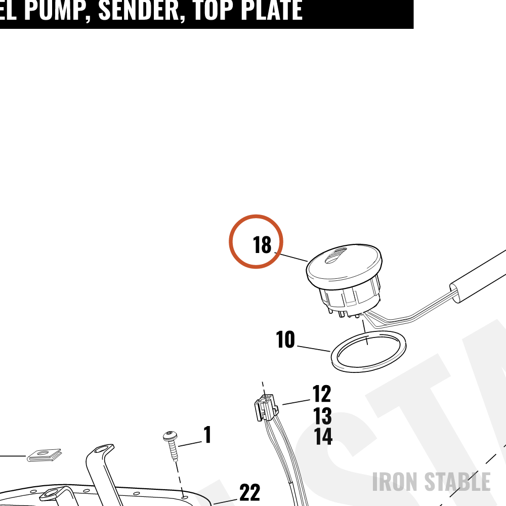 Harley-Davidson Gauge, Fuel, X