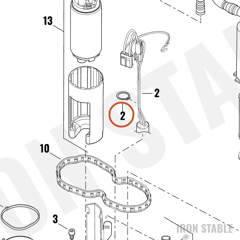 Harley-Davidson Pump, Fuel, X