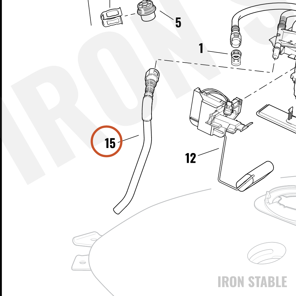 Harley-Davidson Transfer Tube, F'pump