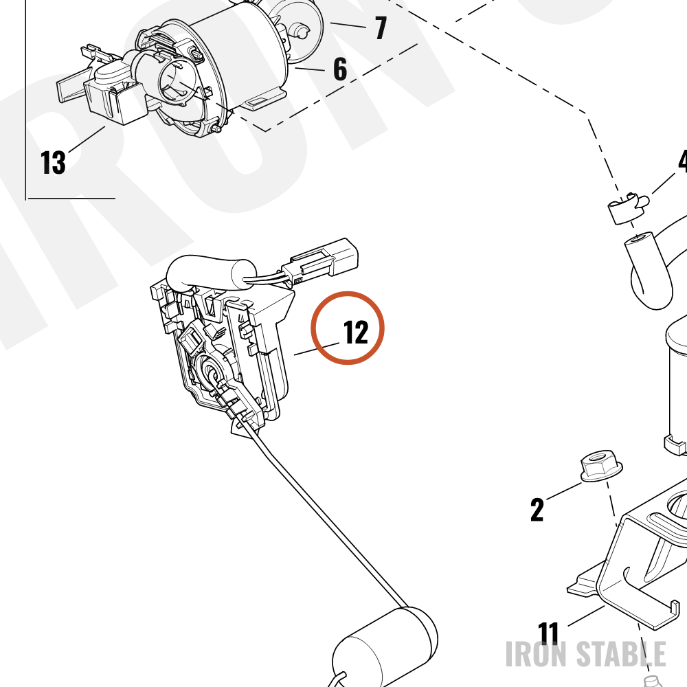 Harley-Davidson Sender, Fuel Level