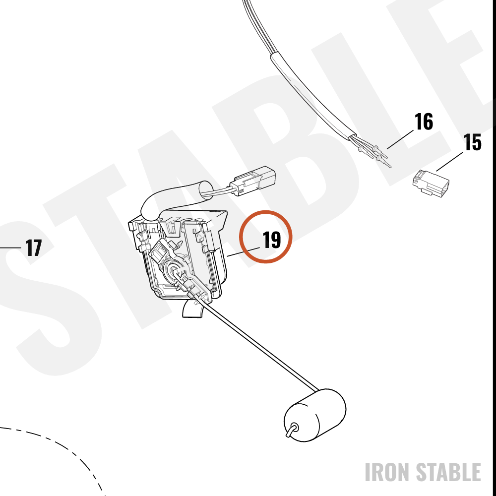 Harley-Davidson Sender, Fuel Lever