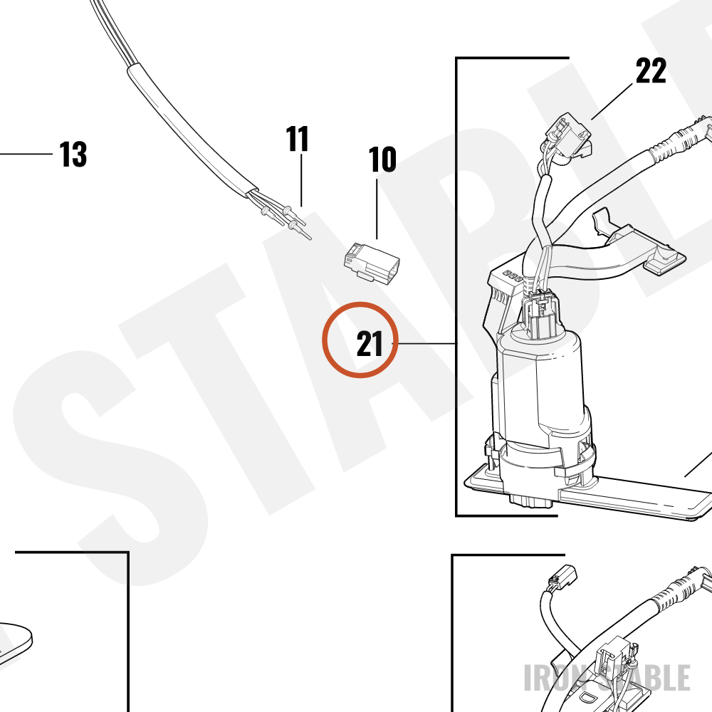 Harley-Davidson Module Assembly, F'pump