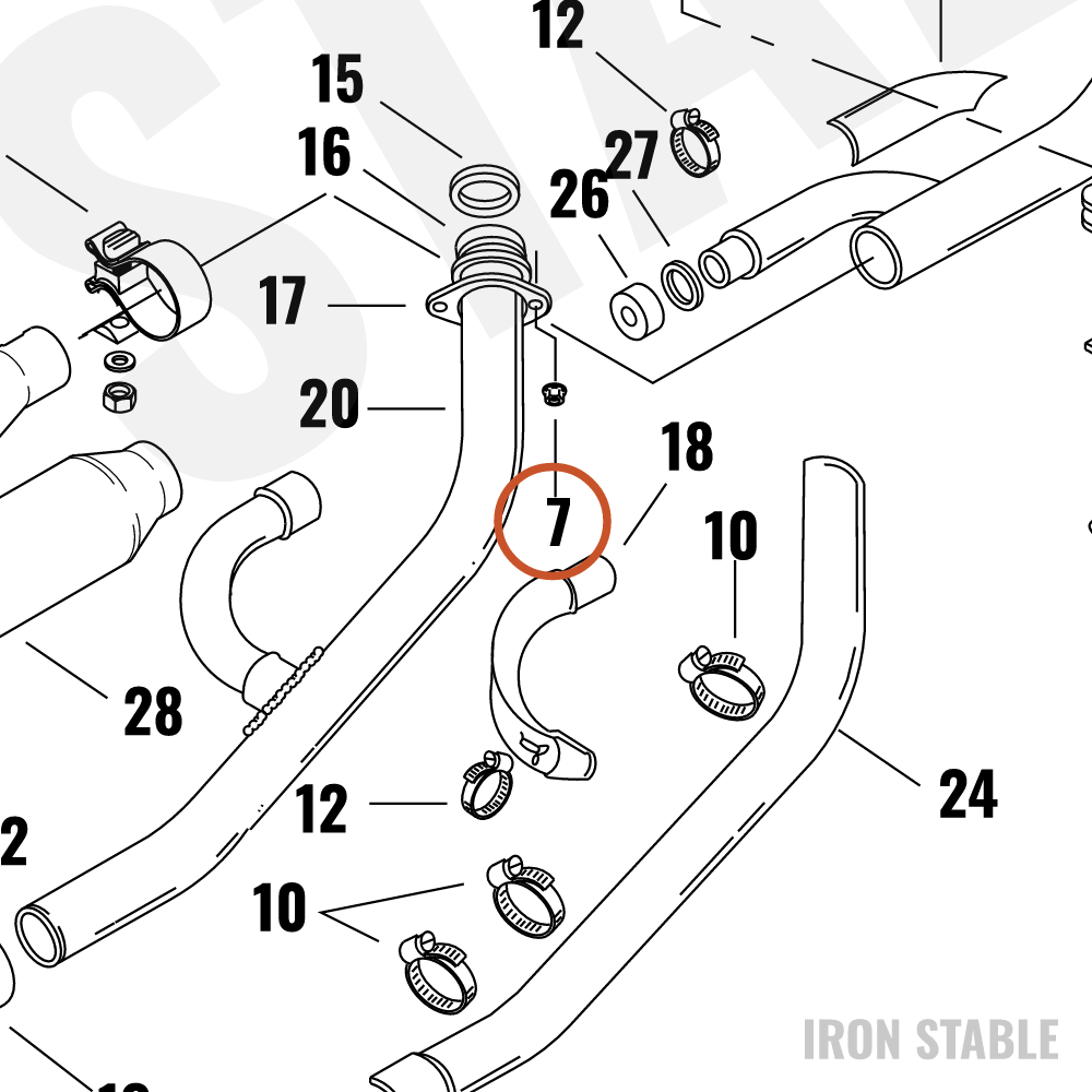 Harley-Davidson Flange Nut