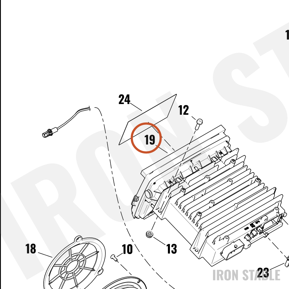 Harley-Davidson Receiver, Rad, Prem/Dom