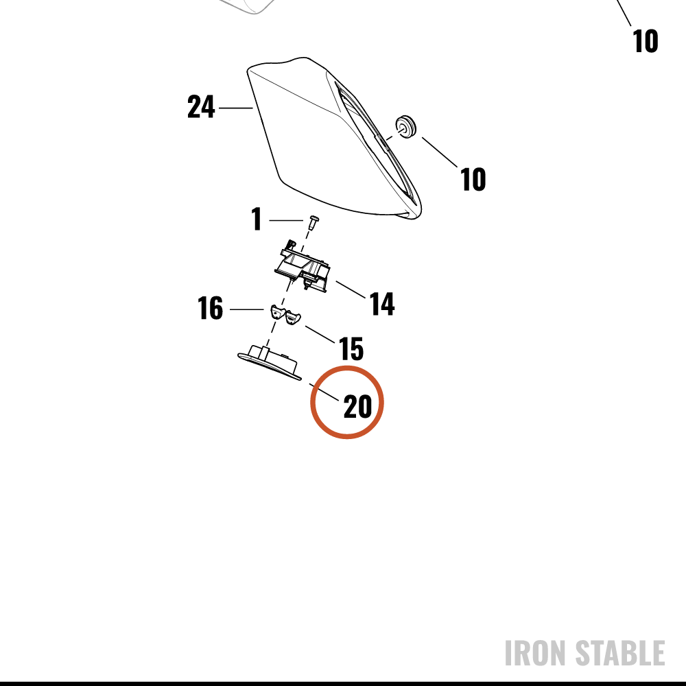 Harley-Davidson Bezel, Speaker Switch